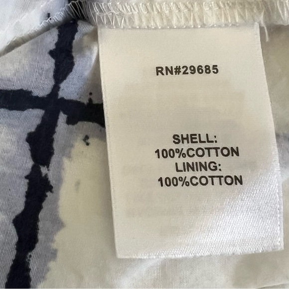 Pendleton White & Navy Windowpane Dress 14 Petite 100% Cotton Classic Coastal - Picture 4 of 6